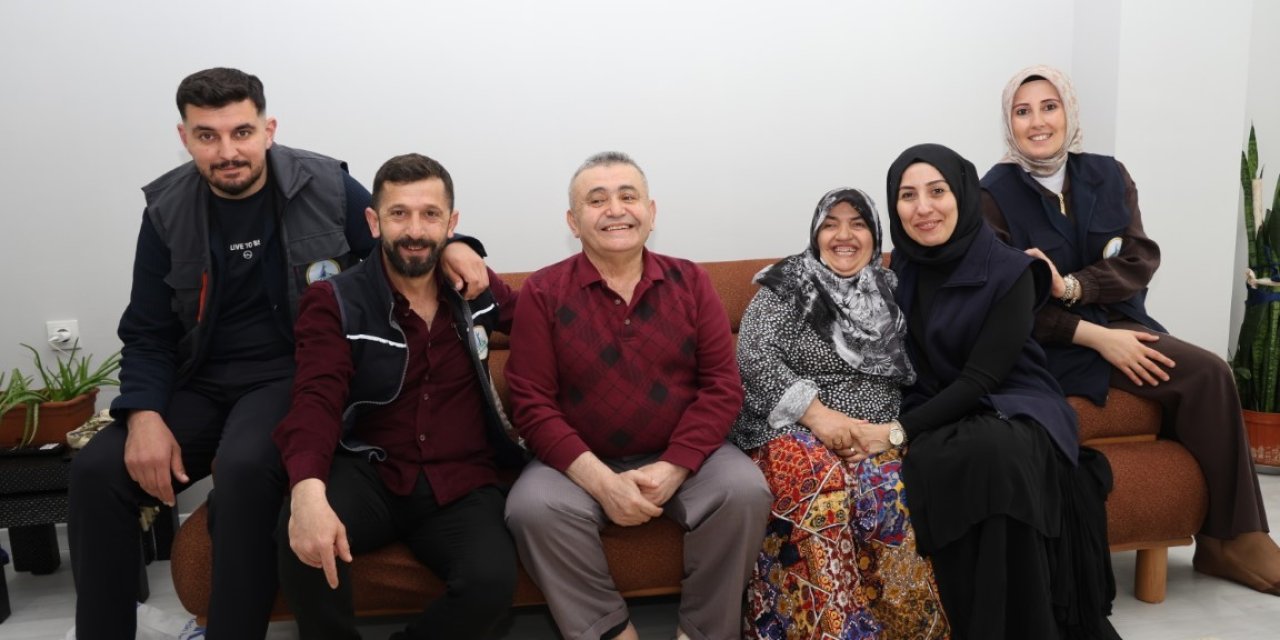 Bayramda gönüllere dokunan ziyaret