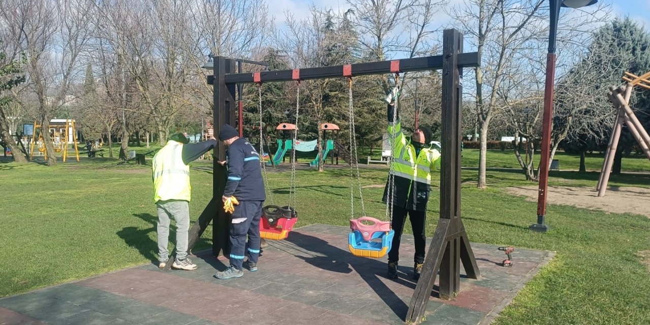 Parklar güvenli ve sağlam