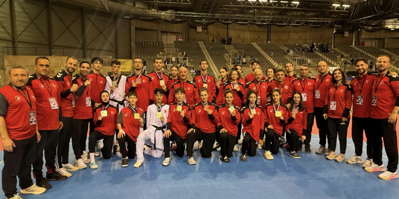 Milli taekwondoculardan  Belçika’da 30 madalya birden