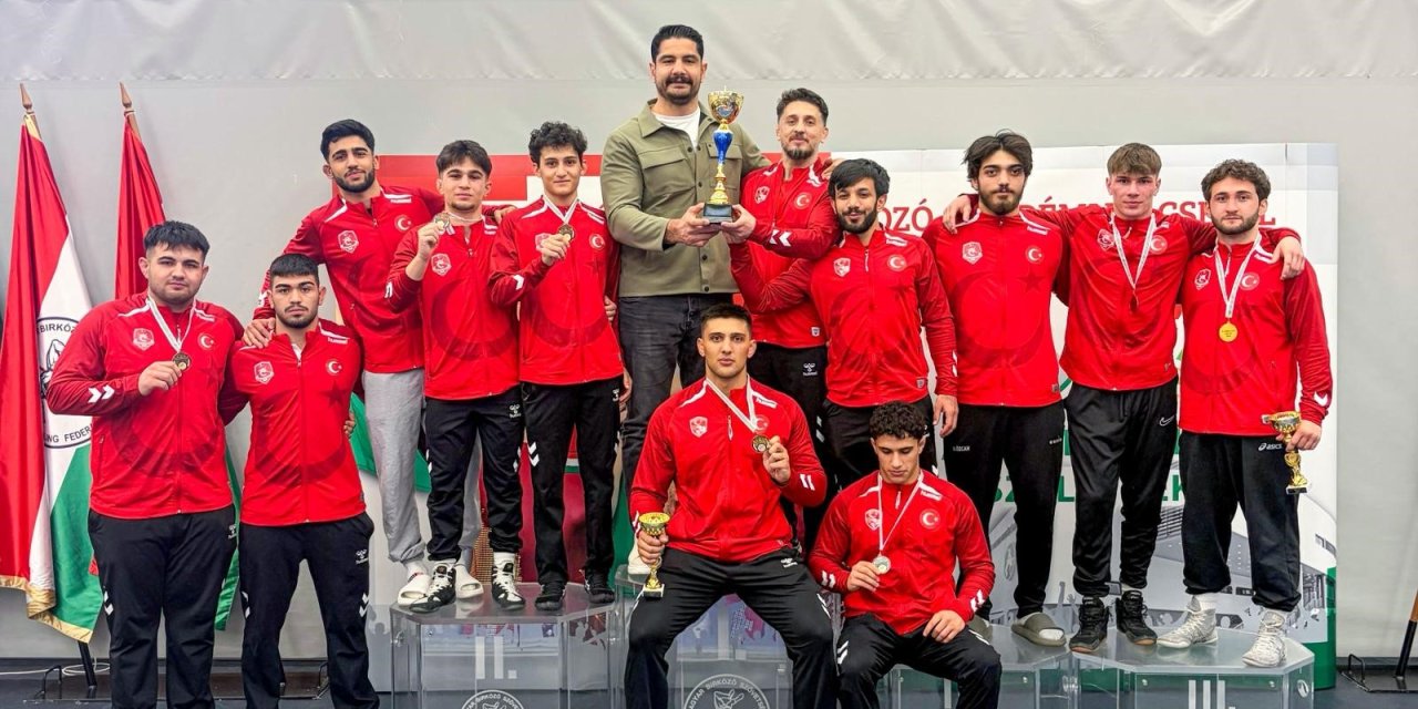 U20 Grekoromen Güreş  Milli Takımı şampiyon oldu