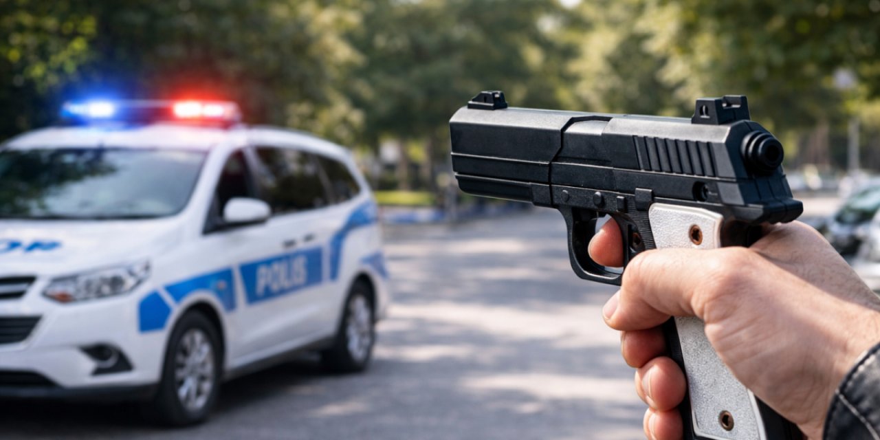 Silahlı  motosikletli yakalandı! Gerçek ortaya çıktı