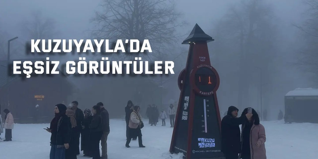 Kuzuyayla’da bayram ve kar sevinci bir arada