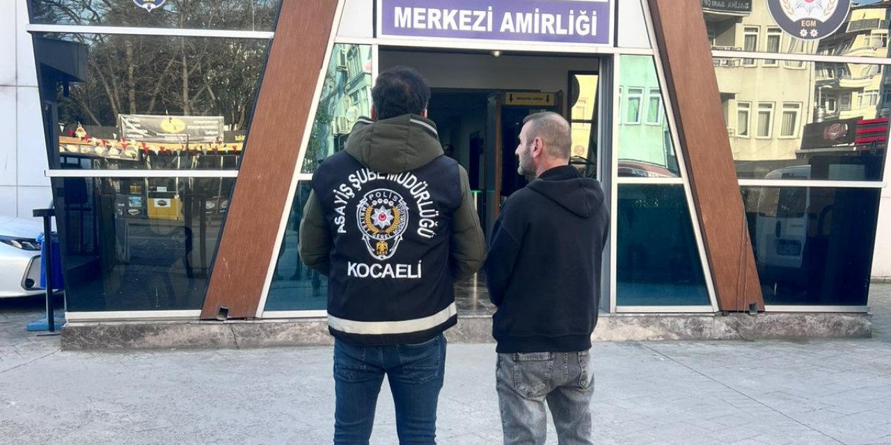 8 yıl hapis cezasıyla aranan hükümlü Kocaeli'de yakalandı