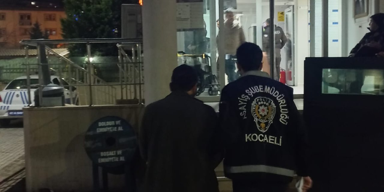 10 yıl hapis cezasıyla aranıyordu, Gölcük’te yakalandı