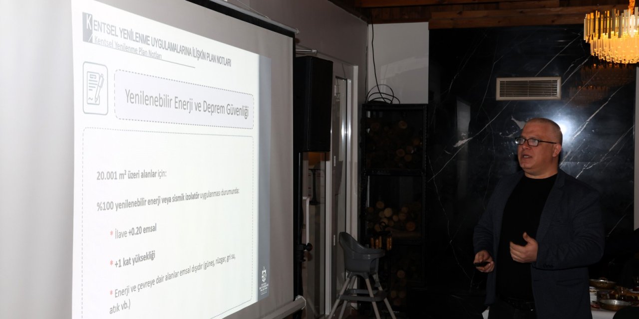 Kentsel dönüşüm ve imar konuları masaya yatırıldı