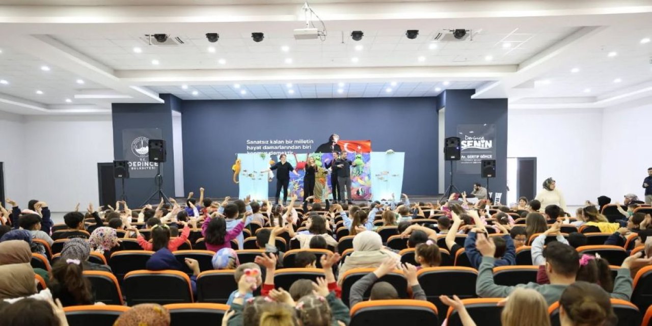 Çocuklar Tiyatro ile Hem  Eğlendi Hem Öğrendi