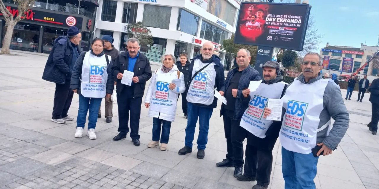 Gebze’de Emeklilerden Hak ve Saygı Çağrısı