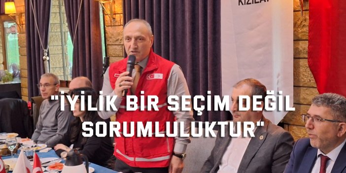 "İyilik Bir Seçim Değil, Sorumluluktur"
