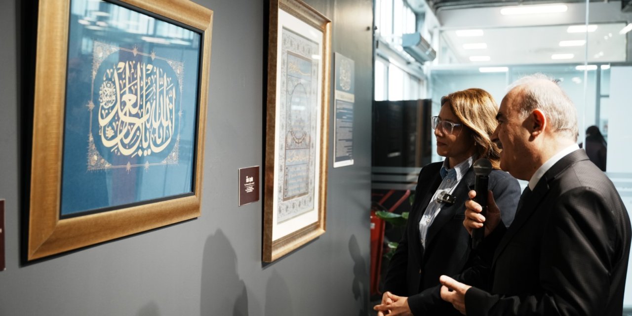 “Nevbahar Hüsn-i Hat  Sergisi” ziyarete açıldı