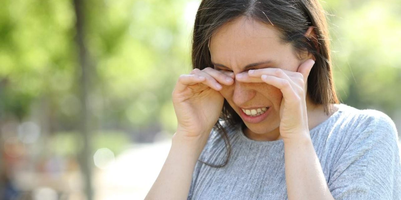 Gözde alerji uyarısı