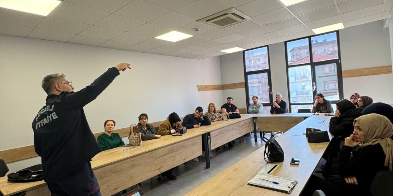 Personel yangına  karşı bilinçlendirildi