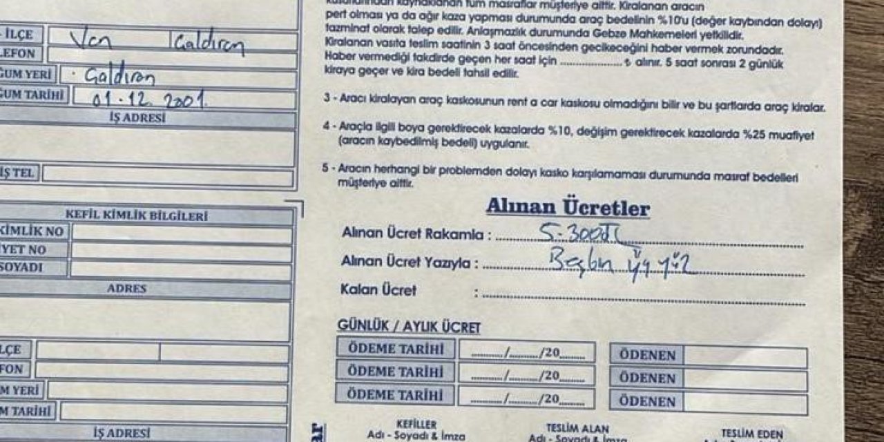 Saldırganlar kiralık aracı geri vermemiş: Teslim süresi dün dolmuş