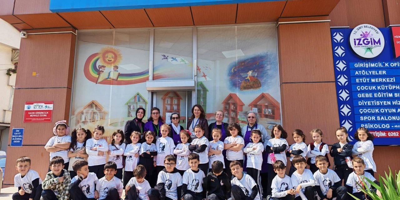 İZGİM Çocuk Kütüphanesi öğrencileri ağırladı