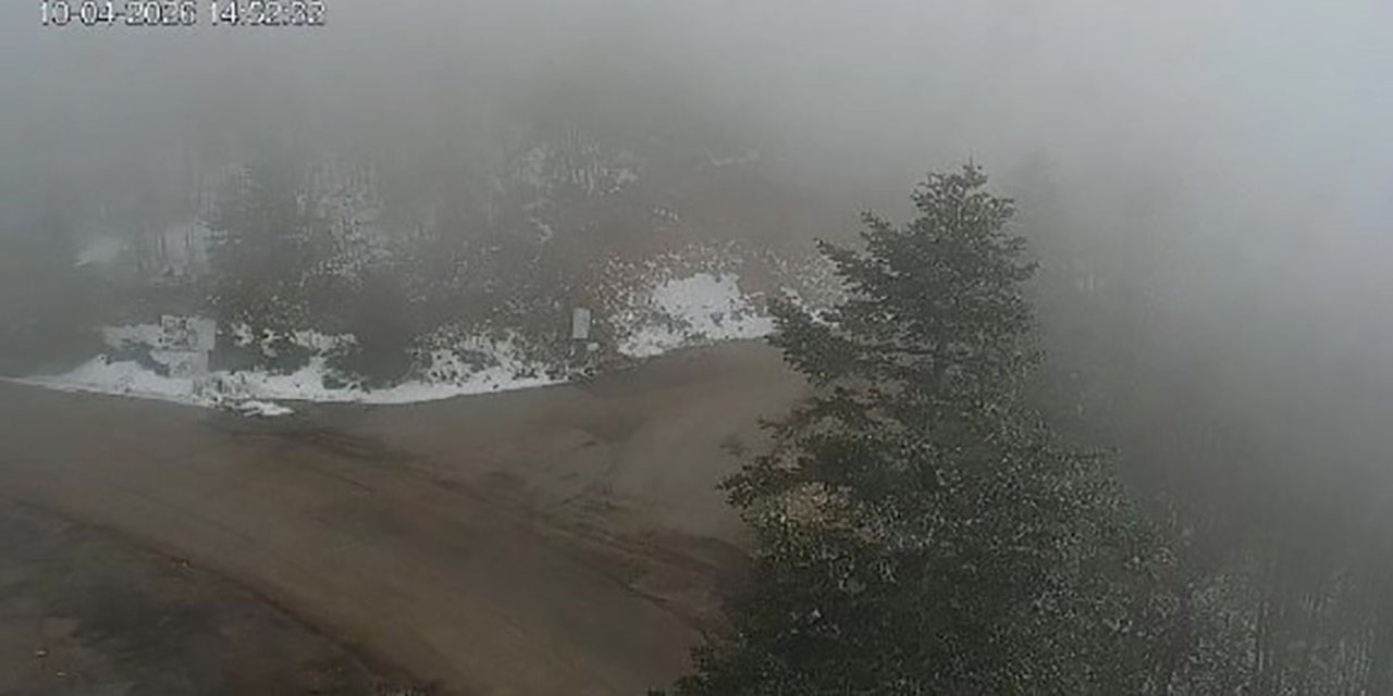 Kocaeli'de nisan ayında kar sürprizi