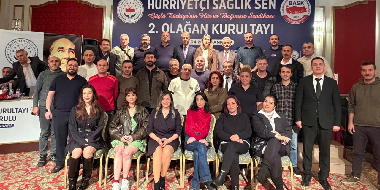 HÜRRİYETÇİ SAĞLIK SEN KONGRESİ’Nİ YAPTI:     Ömer Çeker Genel Sekreter Oldu