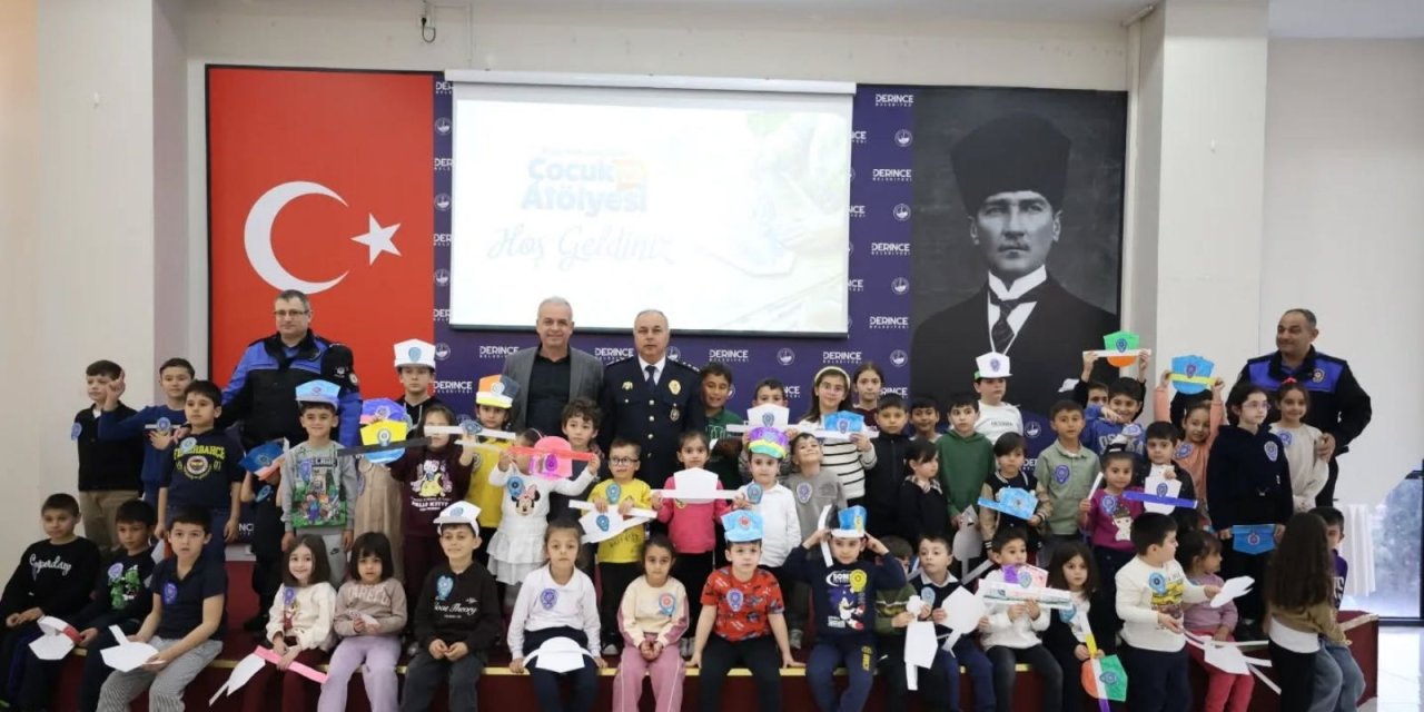 Derince'de Minikler  Polislerle Buluştu
