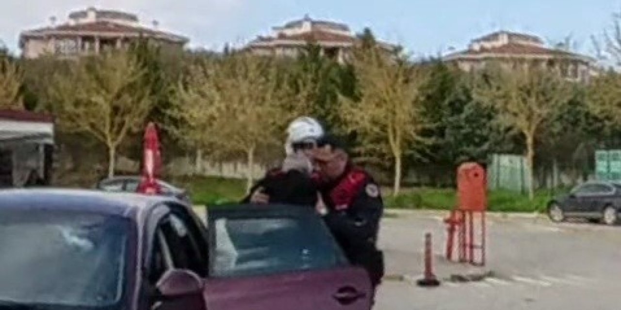 Jandarmanın hızlı refleksi hayat kurtardı