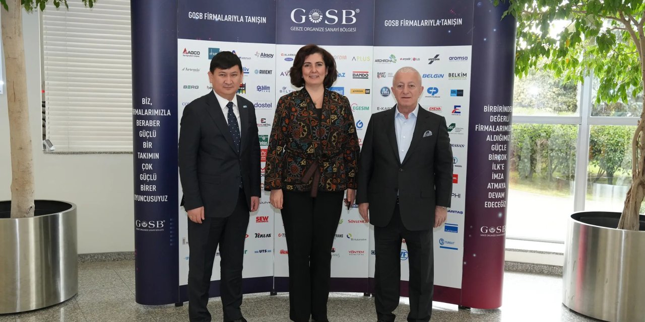 Kazakistan Başkonsolosundan GOSB’a Ziyaret