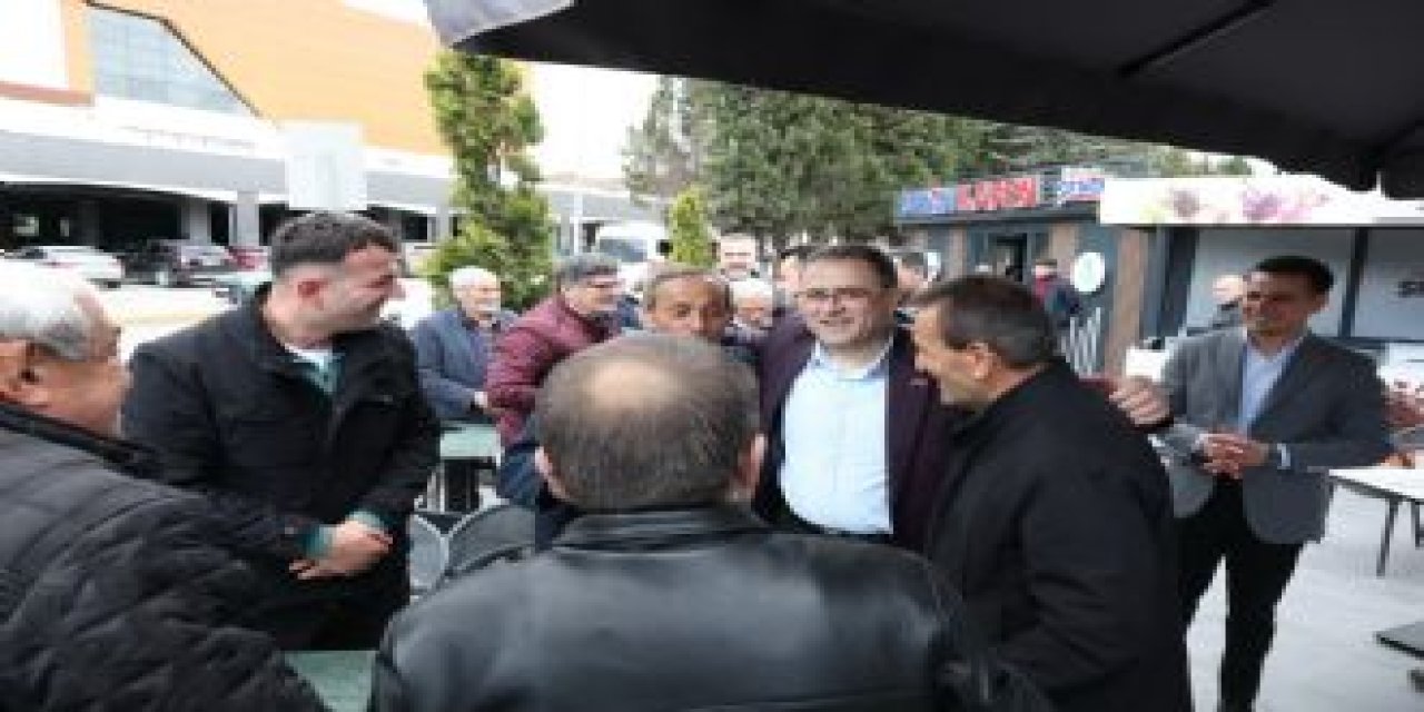 Başkan Gökçe, ilçe sakinleri ile bir araya geldi