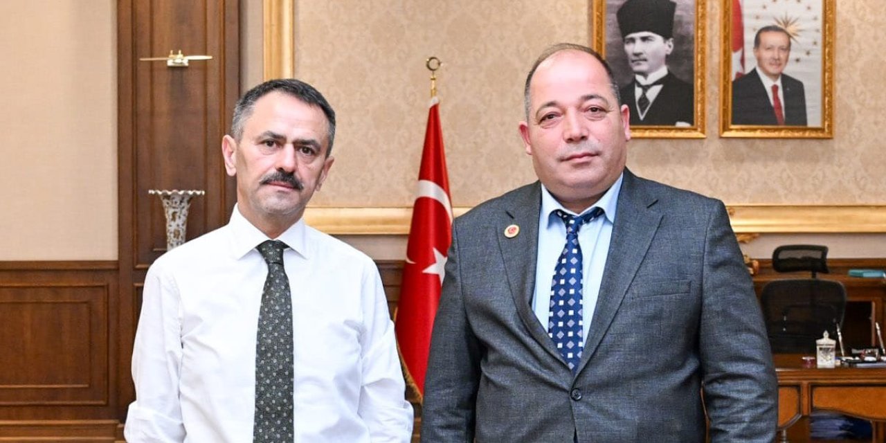 Kargalı Muhtarınden    Vali Aktaş'a Ziyaret