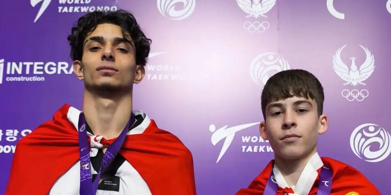 Dünya Gençler Taekwondo  Şampiyonası'nda çifte bronz