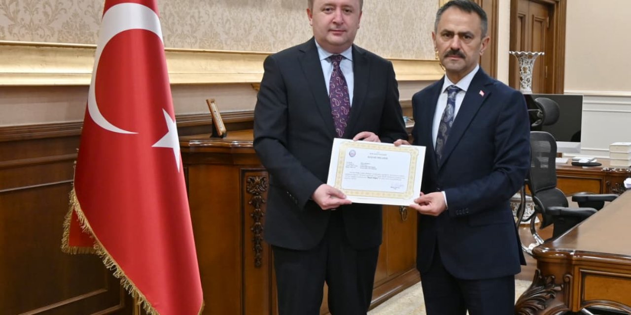 Vali İlhami Aktaş’a Veda Ziyareti