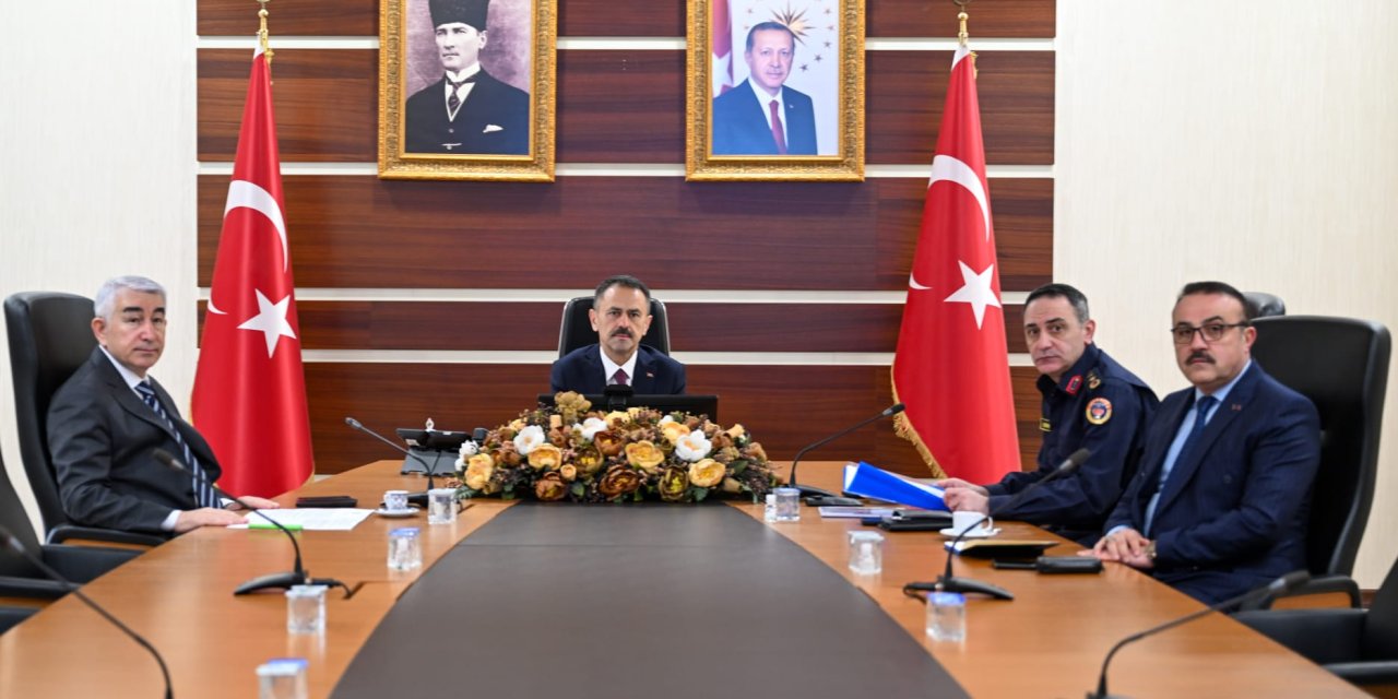 Vali Aktaş, VKS Toplantısına Katıldı