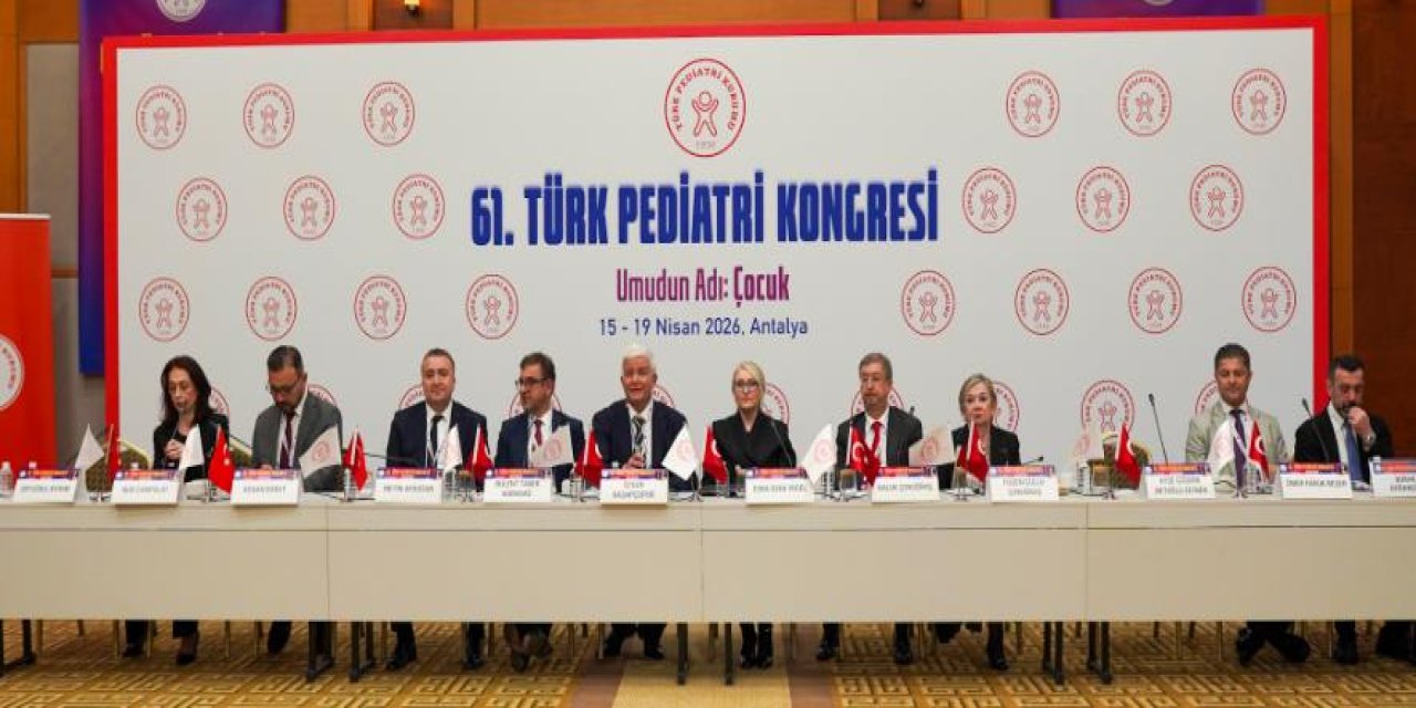 TÜRK PEDİATRI KONGRESİ’NDEN ACİL ÇAĞRI:     "Okullarda Şiddetin Kökeni Dijital Dünyada"
