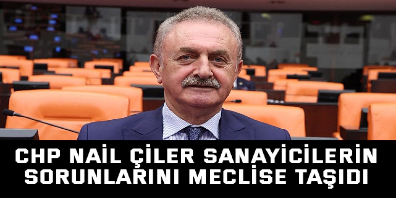CHP Nail Çiler Sanayicilerin Sorunlarını Meclise Taşıdı