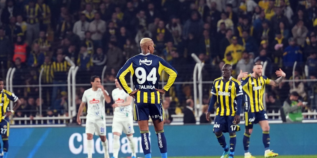 Fenerbahçe, evinde 5. kez puan kaybetti