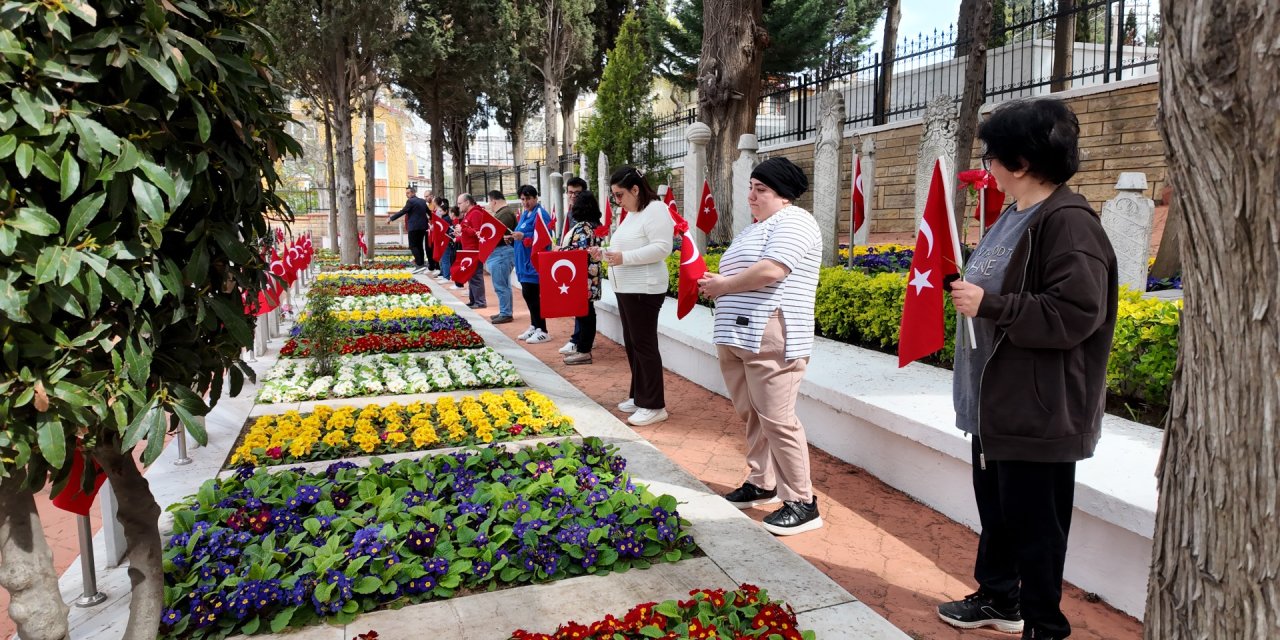 Goncalı bireylerden şehitlere vefa ziyareti