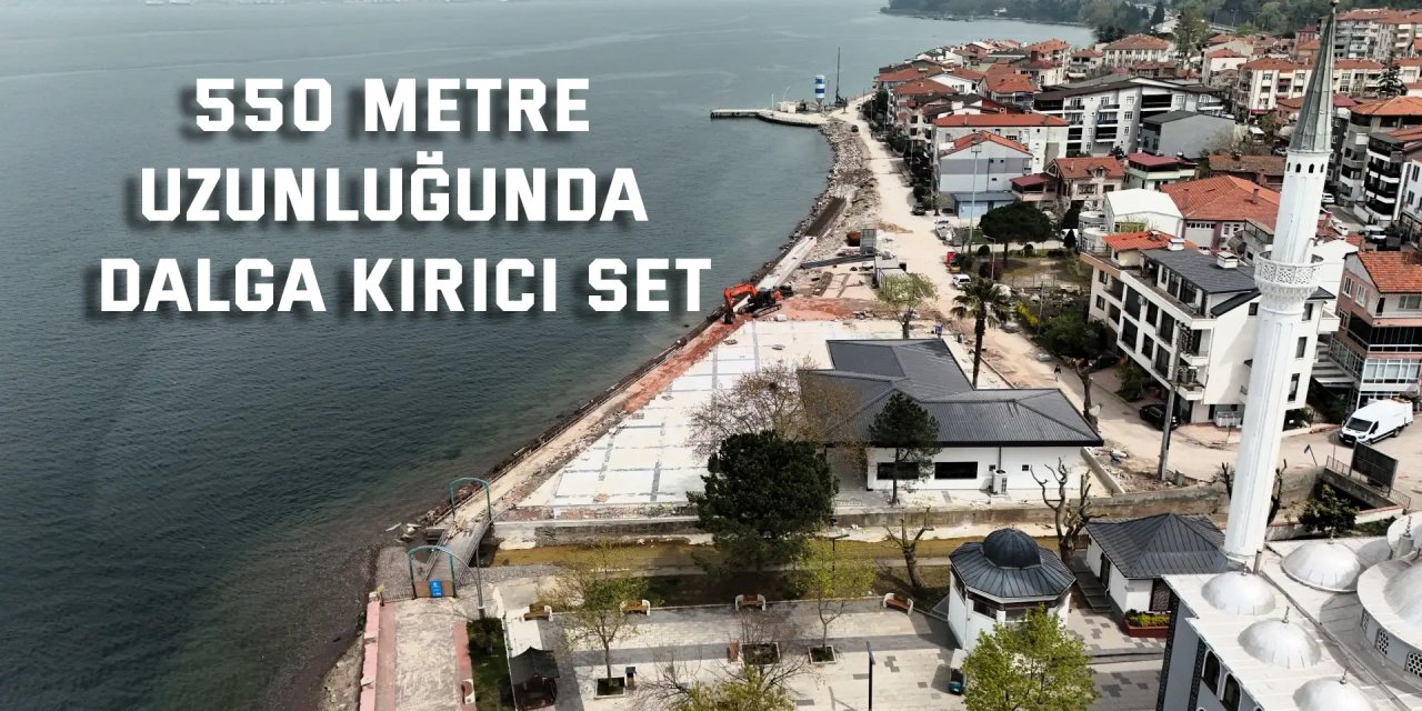 Dalgı kırıcı set, Ulaşlı’da deniz taşkınlarına ‘dur’ diyecek