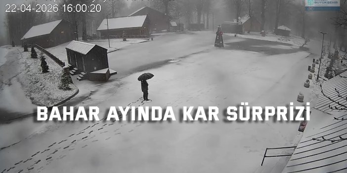 Kocaeli'de bahar ayında kar sürprizi