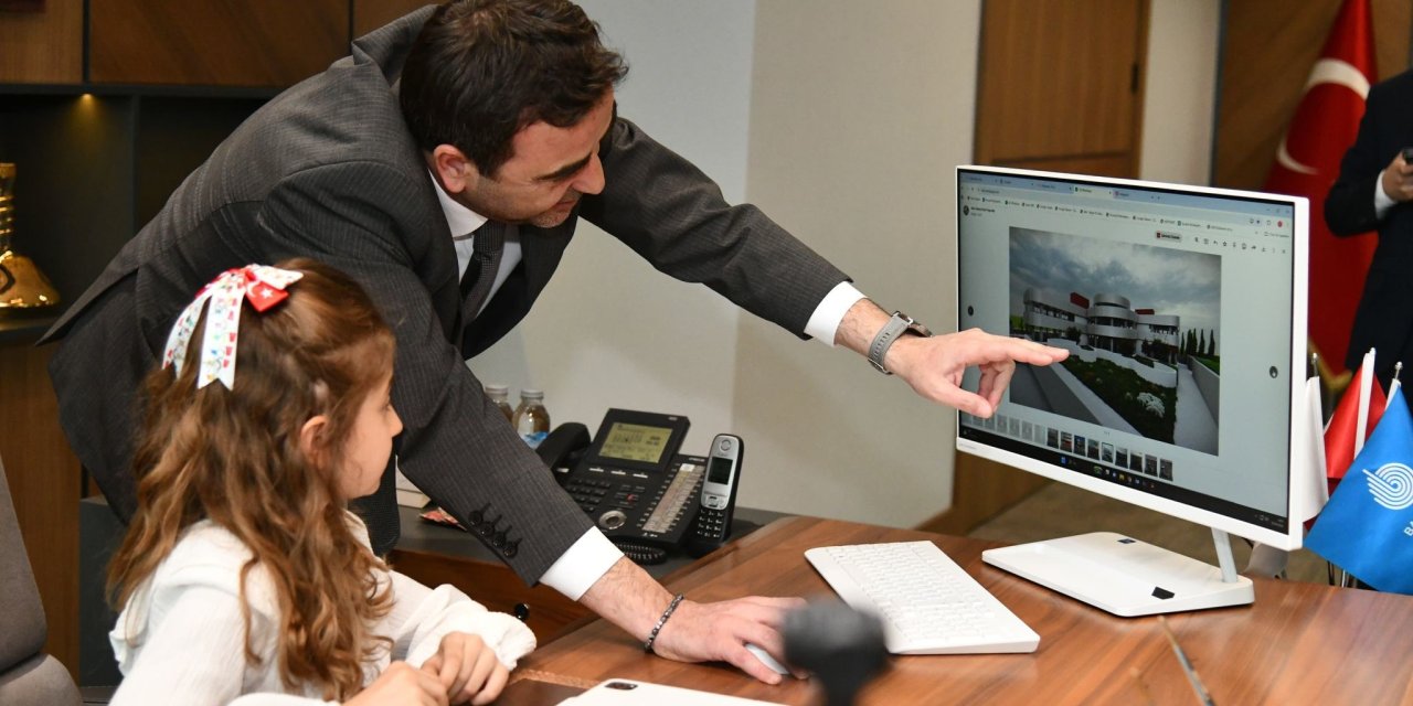 Başkanlık koltuğu 23 Nisan’da öğrenciye emanet edildi