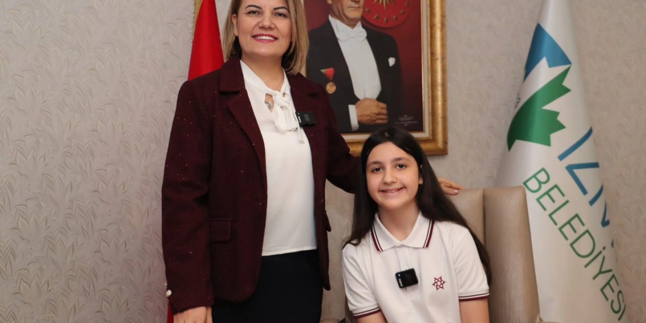 İzmit Belediye Başkanlığı   Koltuğu Küçük Öykü’nün