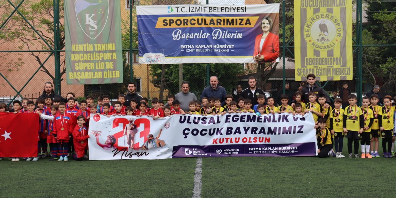 23 Nisan, futbol turnuvasıyla renklendi