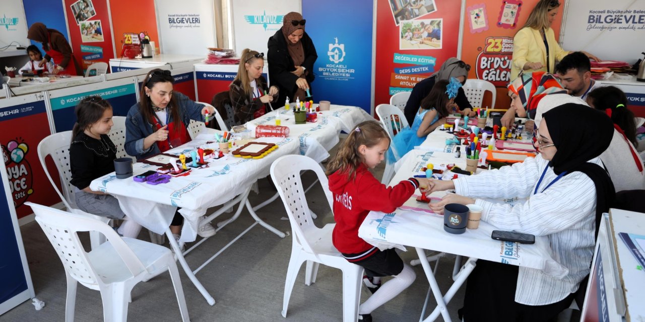 Eğlenirken öğreten atölyeler ilgi görüyor