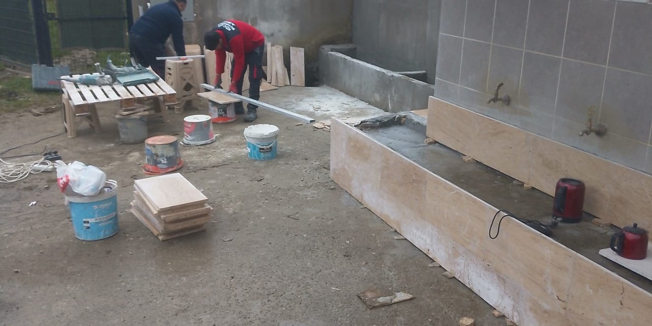 Köy çeşmeleri yenileniyor