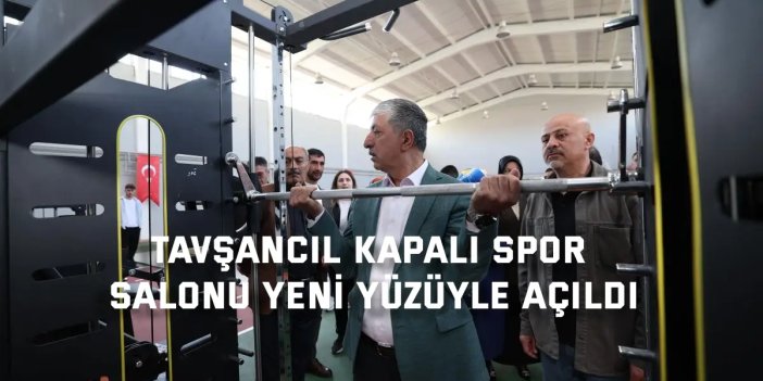 Tavşancıl Kapalı Spor Salonu Yeni Yüzüyle Açıldı
