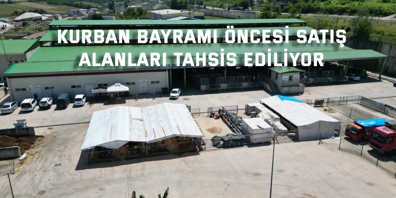 Kurban Bayramı öncesi satış alanları tahsis ediliyor