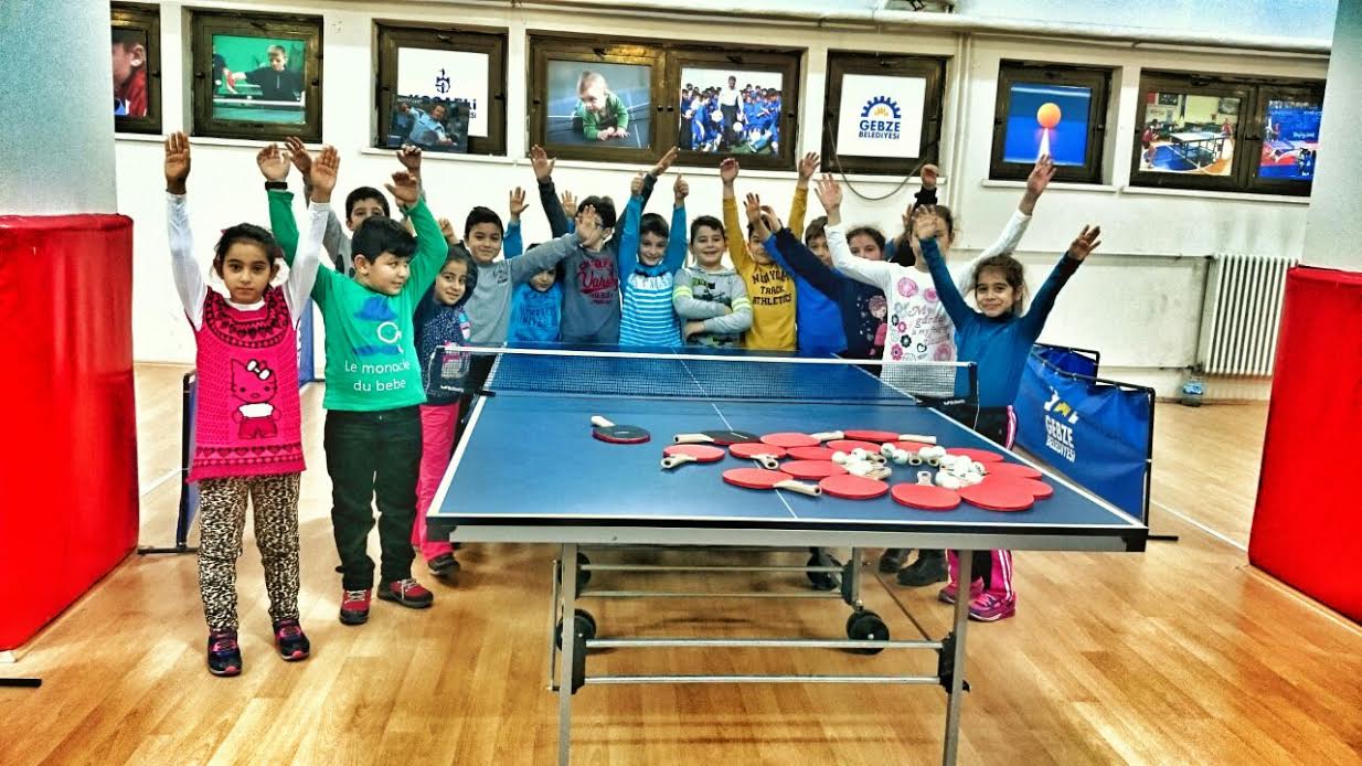 Çocuklara özel masa tenisi eğitimleri