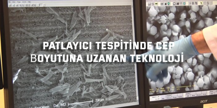 Patlayıcı tespitinde cep   boyutuna uzanan teknoloji