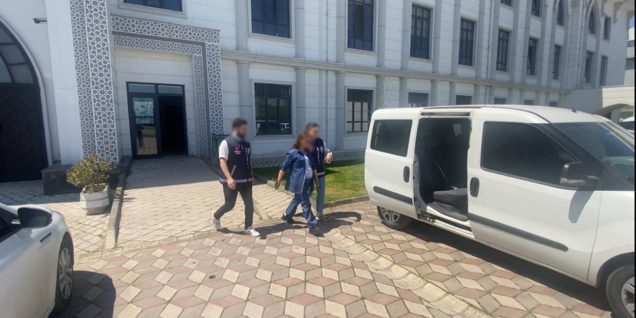 Hırsız kadın yakalandı