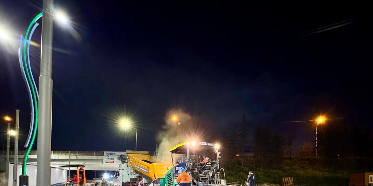 Vatan Caddesi kavşağında çalışmalar tamam