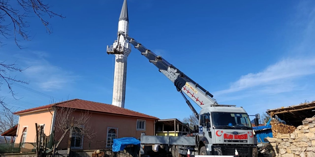 Kırsaldaki camilere dört dörtlük bakım