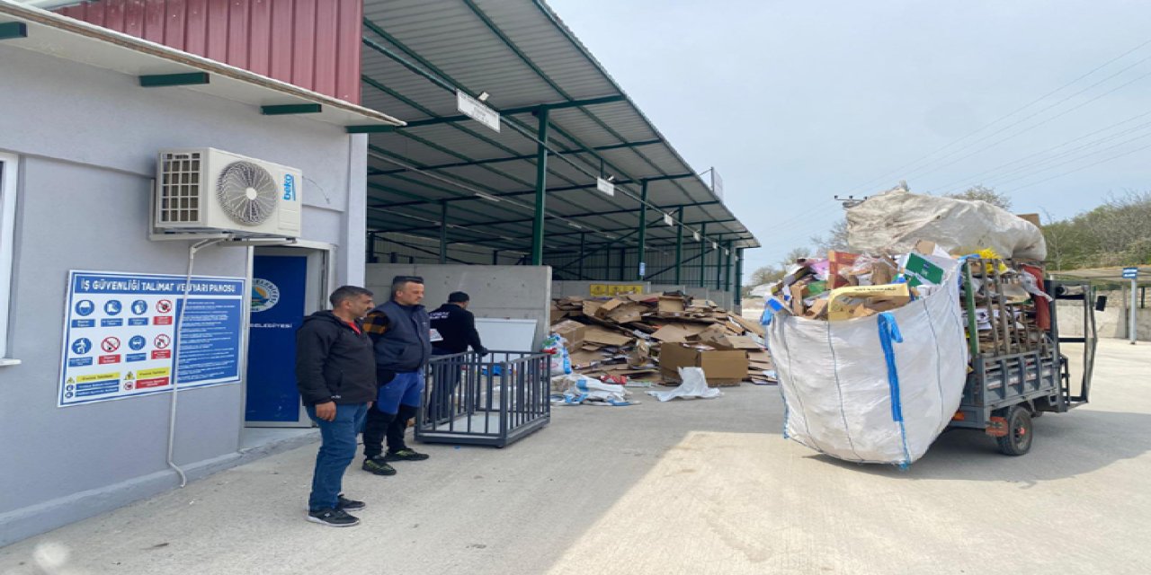 Kandırada atıklar ekonomiye dönüşüyor