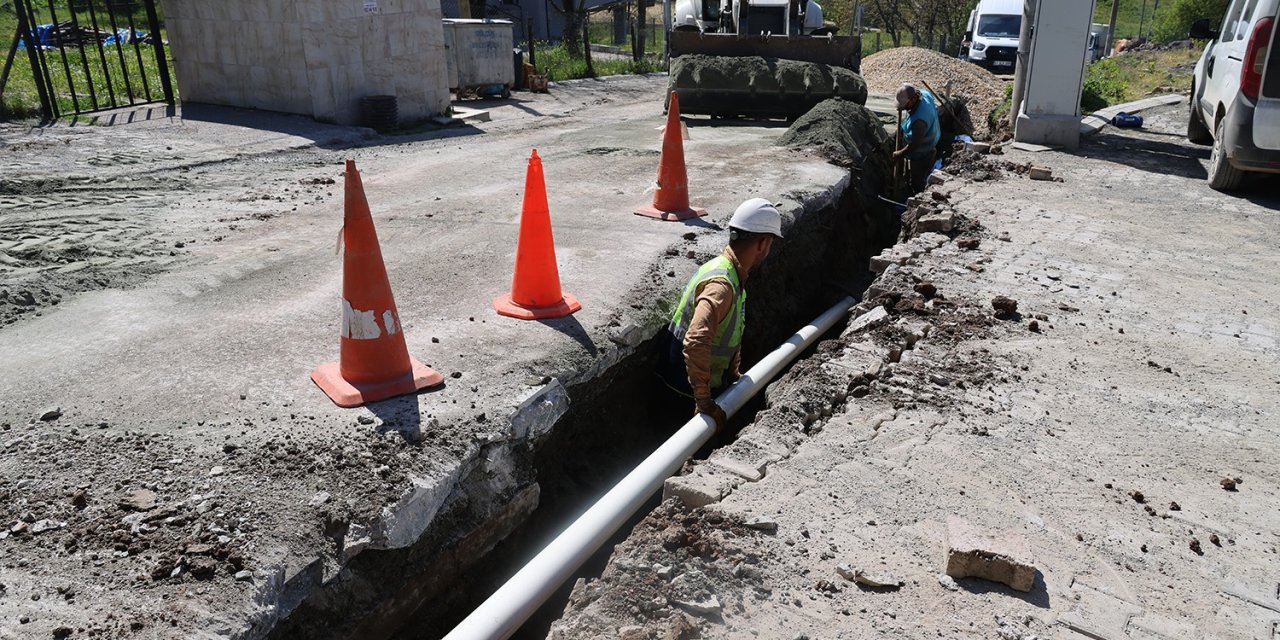 İçme suyu hatlarında yoğun çalışma