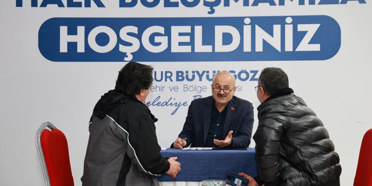 Büyükgöz Halk Buluşmasında  Vatandaşlarla Bir Araya Geldi