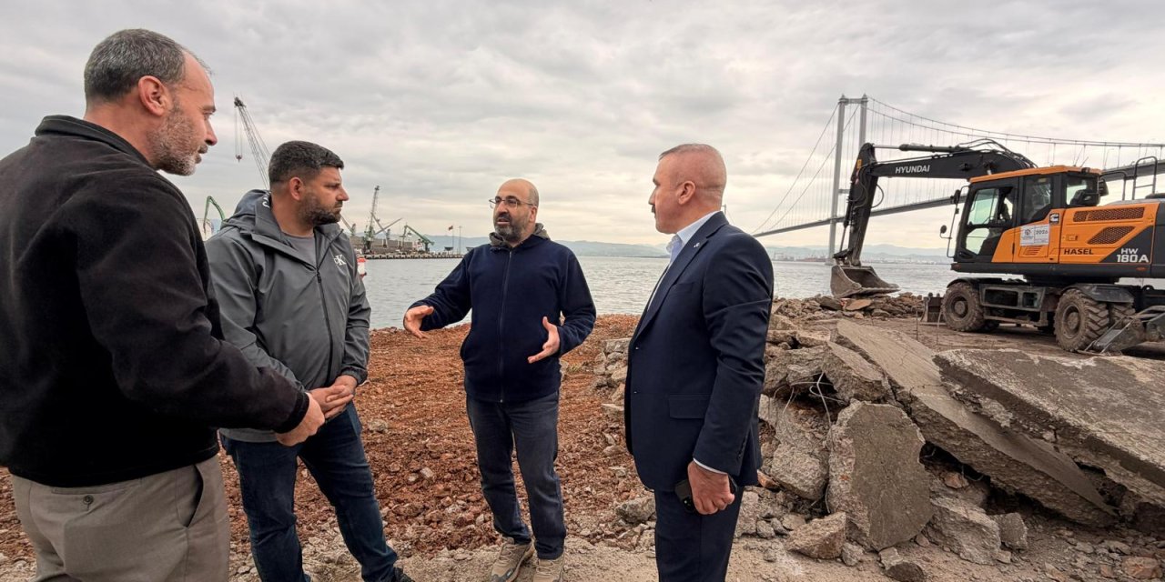 Dilovası'na köprü manzaralı sahil geliyor
