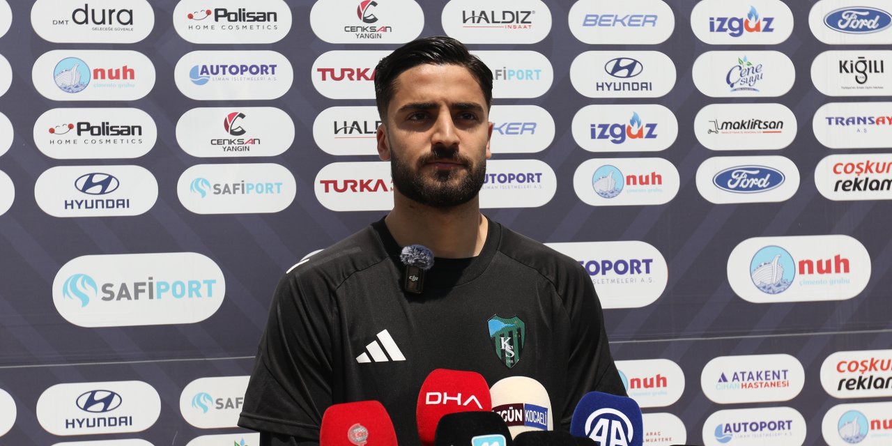 Serhat Öztaşdelen: "Umarım uzun yıllar Kocaelispor kalesini korurum"